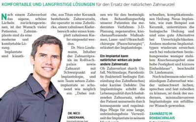 Mit unserem Artikel zu modernen Zahnimplantaten in der aktuellen „Fit und gesund“ der Leipziger Volkszeitung